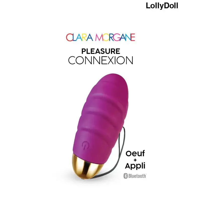 Oeuf vibrant connecté de clara mogane viloet et puissant