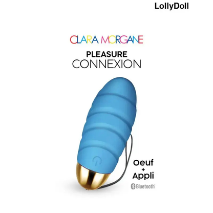 l'Oeuf vibrant Pleasure Connexion Bleu, un œuf vibrant conçu pour celles et ceux qui cherchent à marier la sensualité à la technologie de pointe.