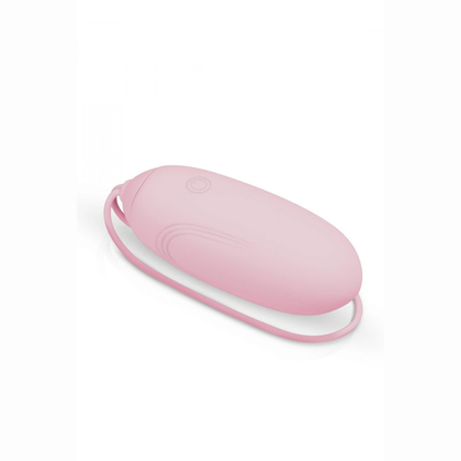 Oeuf vibrant télécommandé rose 10 modes LUV EGG – détail télécommande ergonomique portée 10 mètresOeuf Vibrant Télécommandé Débutante