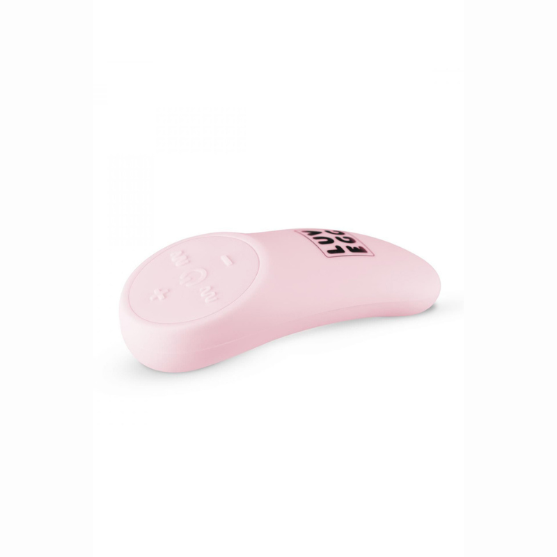 Oeuf Vibrant Télécommandé Débutante Oeuf vibrant silicone médical débutante waterproof LUV EGG – vue profil dimensions Ø 3,5 cm rose