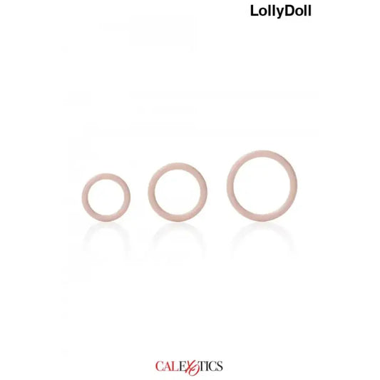 3 cockrings de taille différente pour améliorer l'érection par pallier dispo sur LollyDoll