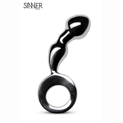 Plug anal métal Drang Fun Sinner Gear acier inoxydable poli LollyDoll