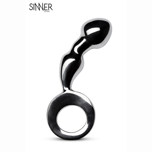 Plug anal métal Drang Fun Sinner Gear acier inoxydable poli LollyDoll
