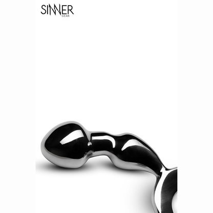 Plug anal métal Drang Fun Sinner Gear dimensions 13cm diamètre 3cm