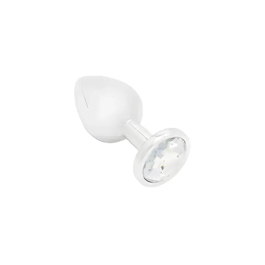 L'élégant" taille M, un Plug bijou anal en métal de la marque renommée Jacquie et Michel. 