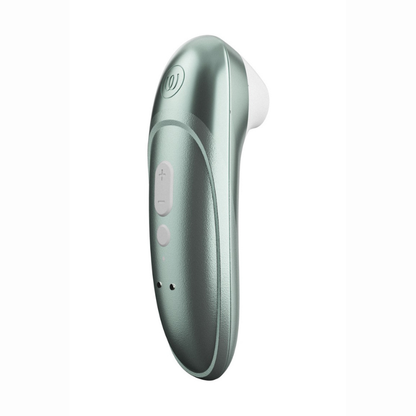 Womanizer Pro turquoise embout silicone stimulation sans contact IPX7