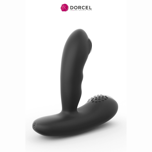 Stimulateur prostatique chauffant télécommandé Dorcel P Stroker – détail tête va-et-vient stimulation prostate point P
