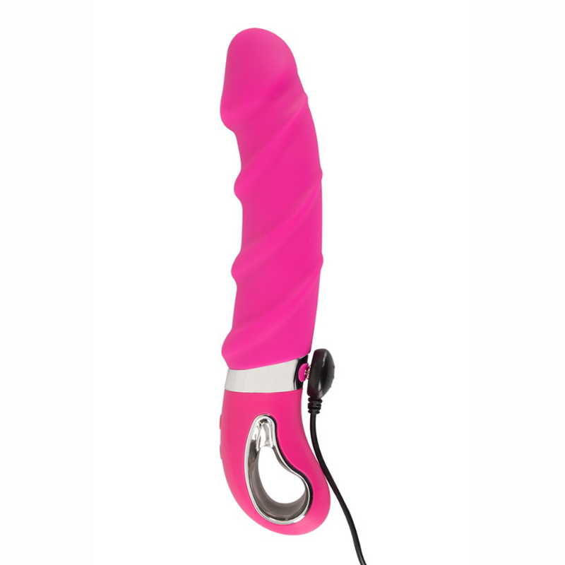 Vibro chauffant rose Sweet Smile 12 modes vibration rechargeable USB