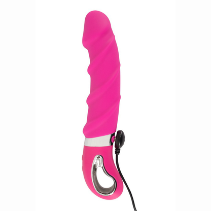 Vibro chauffant rose Sweet Smile 12 modes vibration rechargeable USB