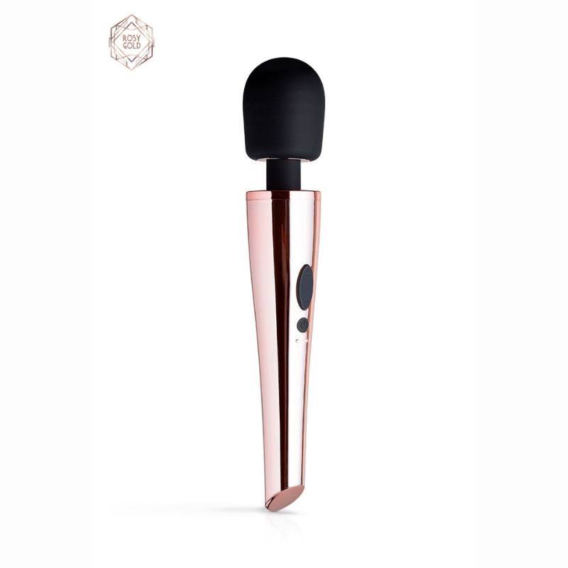Vibro wand massager rose gold 10 vitesses rechargeable USB