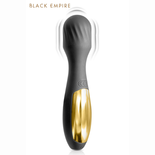 Vibromasseur wand My Sultana Black Empire noir or silicone Soft Touch LollyDoll