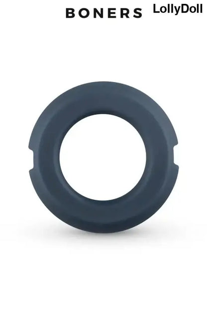 Anneau pénien en silicone et acier Boners pour des sensations intenses. Discret et confortable, disponible chez LollyDoll