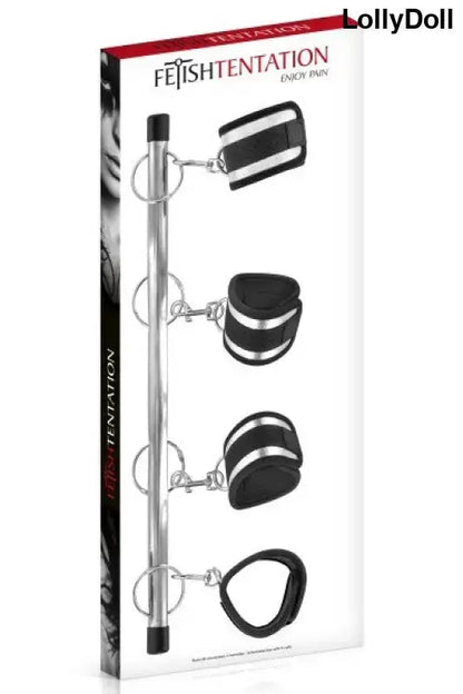barre de soumission 4 menottes fetish tentation disponible chez LollyDoll