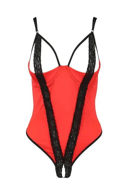 body sexy femmina passion les seins cachés par une belle dentelle noire disponible chez LollyDoll