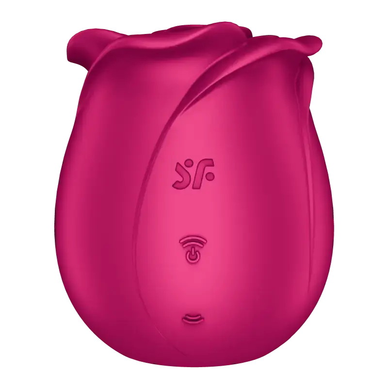 Stimulateur clitoridien Classic Blossom Pro 2 Satisfyer - Rose avec forme de fleur élégante et boutons de contrôle.