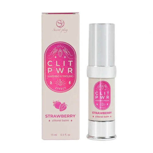 Baume clitoris clit pwr fraise disponible chez LollyDoll