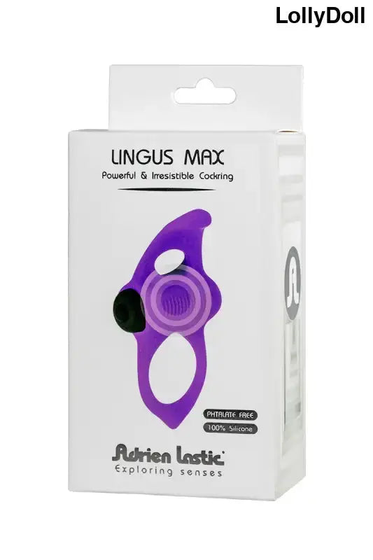 Cockring pour couple violet bullet lastic ring dans son emballage 