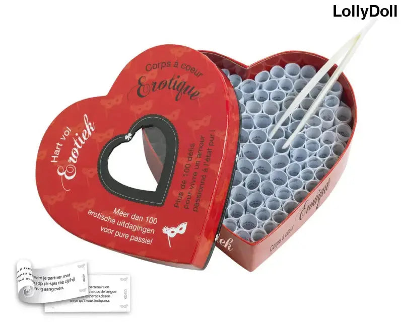 corps a coeur erotique Jeu couple disponible chez LollyDoll