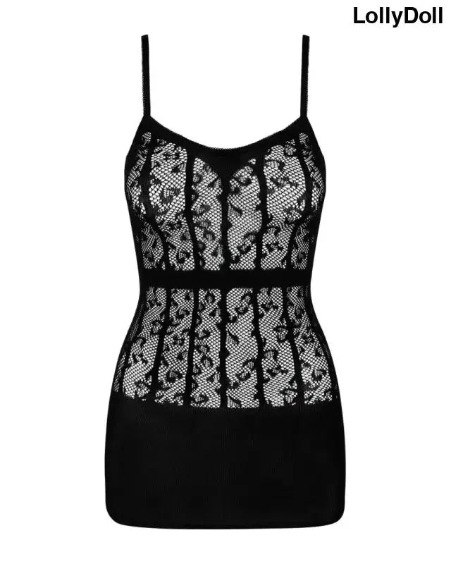 Robe sexy noire D605, un incontournable de la catégorie 'Robe sexy'. Disponible chez LollyDoll.