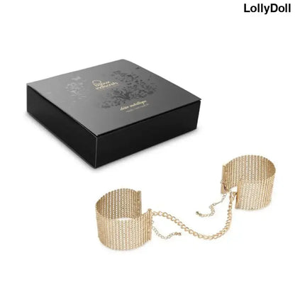Menottes Bracelets en Or "Désir Métallique" pour une touche de luxe et de sensualité dans leur boite 