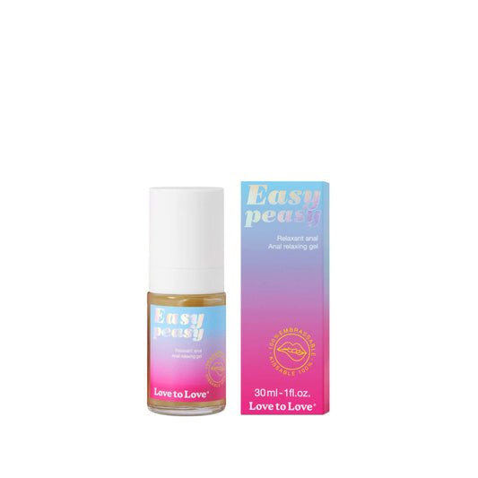 Gel relaxant anal Easy Peasy Love to Love – 100% ingrédients naturels senteur menthe 30 ml