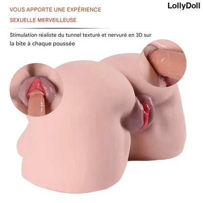 Jouet sexuel à orifices multiples.