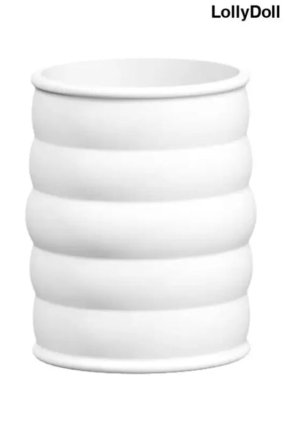 Gaine pour pénis côtelée phosphorescente blanche nervuré. LollyDoll
