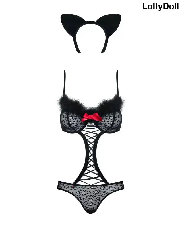 Costume modulable de chatte coquine. Disponible chez LollyDoll.
