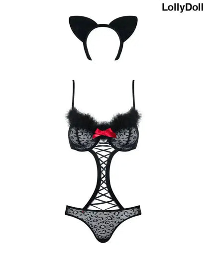 Costume modulable de chatte coquine. Disponible chez LollyDoll.