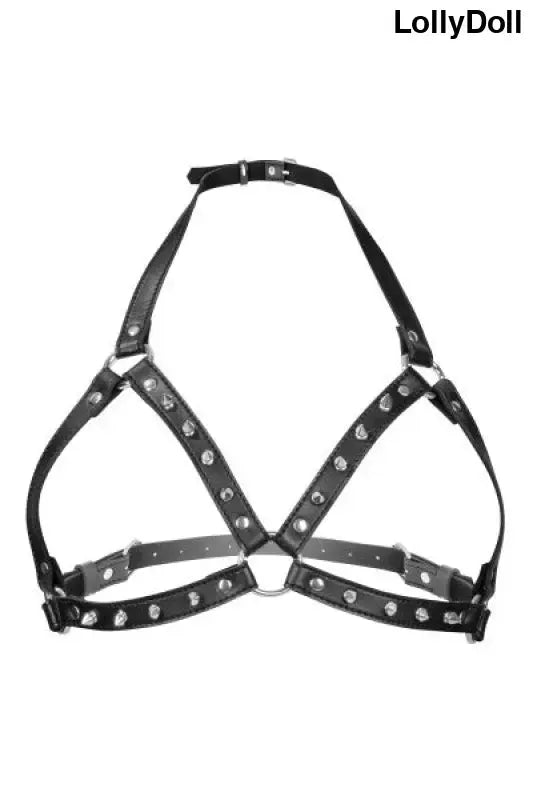 Découvrez le harnais poitrine à pointes Fetish Tentation, un accessoire audacieux et ajustable BDSM qui allie style et séduction. Disponible chez LollyDoll