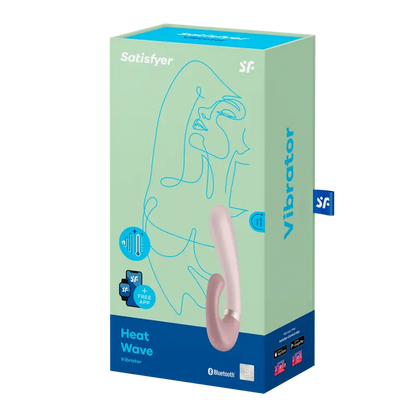 Heat wave connecté pour stimuler le clitoris et le point G simultanément un super vibromasseur chez LollyDoll