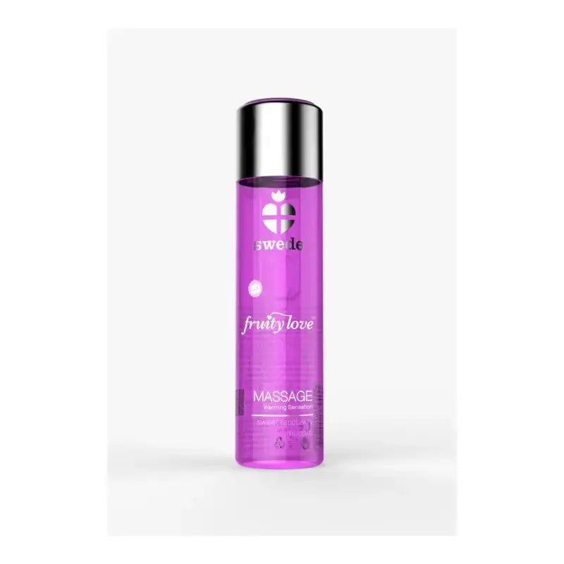 Huile de massage - Framboise Rhubarbe disponible en 60ml ou 120ml sur LollyDoll