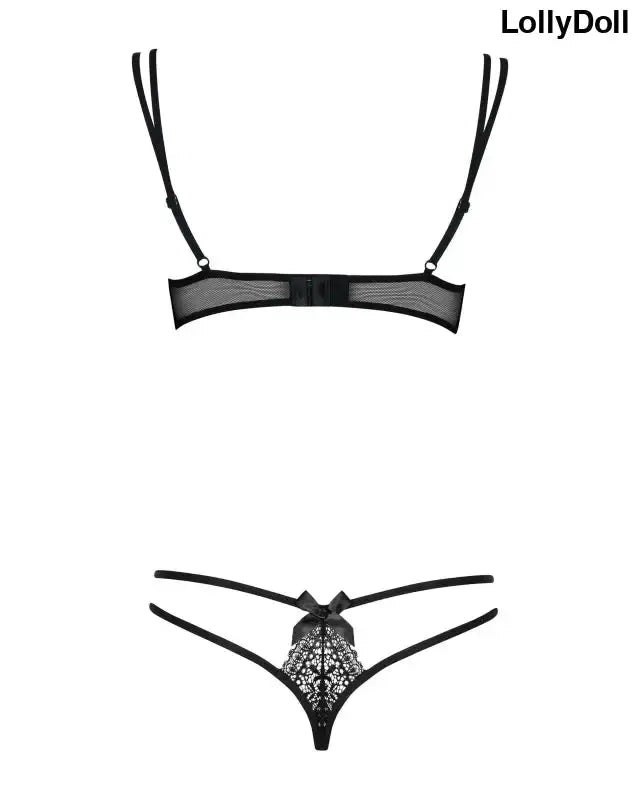 L'ensemble de lingerie vu de dos Intensa Ensemble 2 pcs - Noir