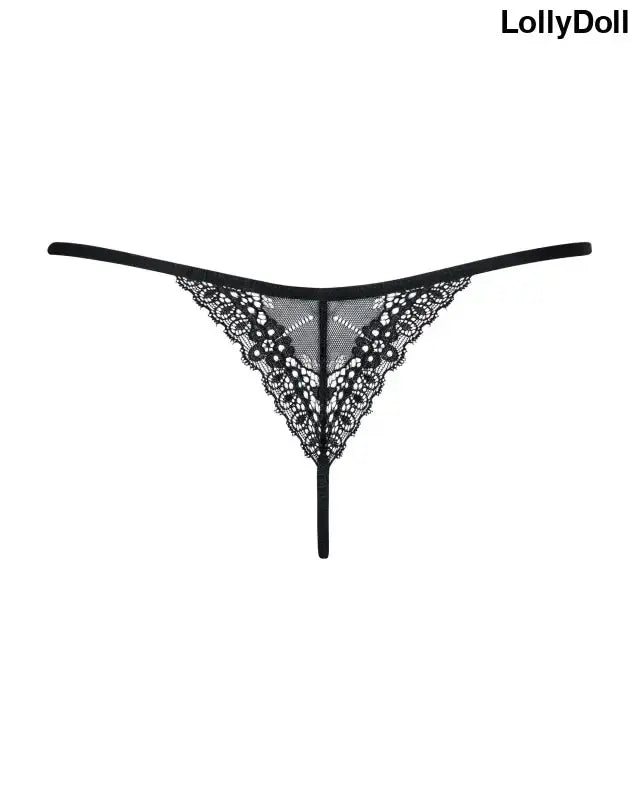 String sexy noir, un indispensable de la catégorie String sexy