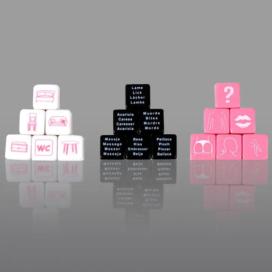 Les dés du jeu gage coquin couple érotique pour adultes dispo chez LollyDoll