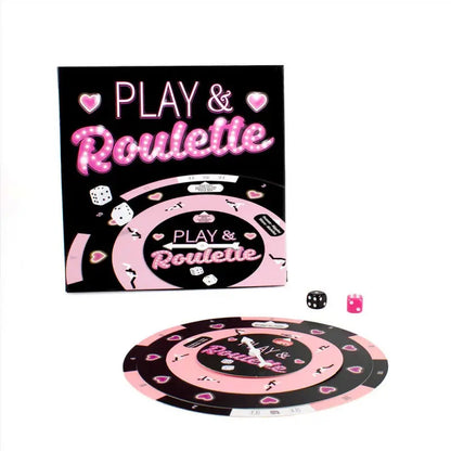 Sex roulette Le jeu érotique Play &  Roulette de la marque Secret Play est un jeu de société interactif pour adultes chez LollyDoll