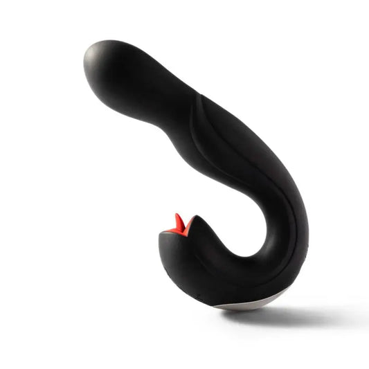 Vibromasseur rotatif télécommandé avec langue pour lécher le clitoris pour orgasmes multiples avec le Vibrateur dispo chez LollyDoll