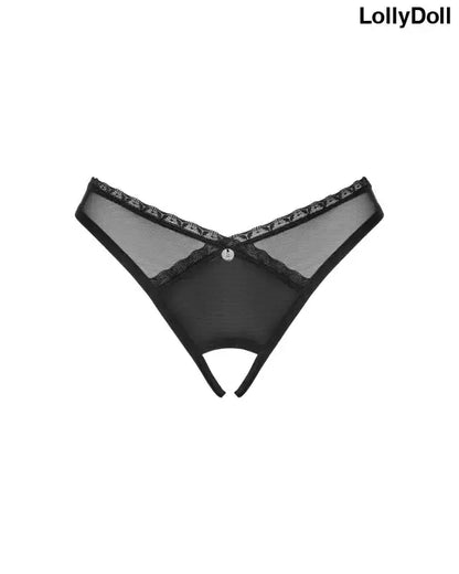 Latinesa string ouvert - Noir - Obsessive - Lingerie pour se sentir désirée