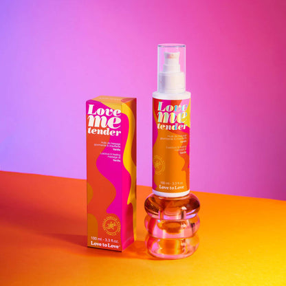 Huile massage chauffante Love to Love vanille effet chauffant souffle soyeuse