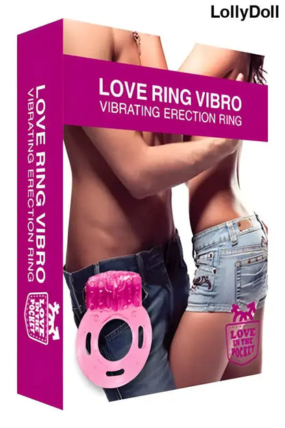 Cockring vibrant Love Ring Vibro, jouet intime pour intensifier le plaisir et les sensations du couple.