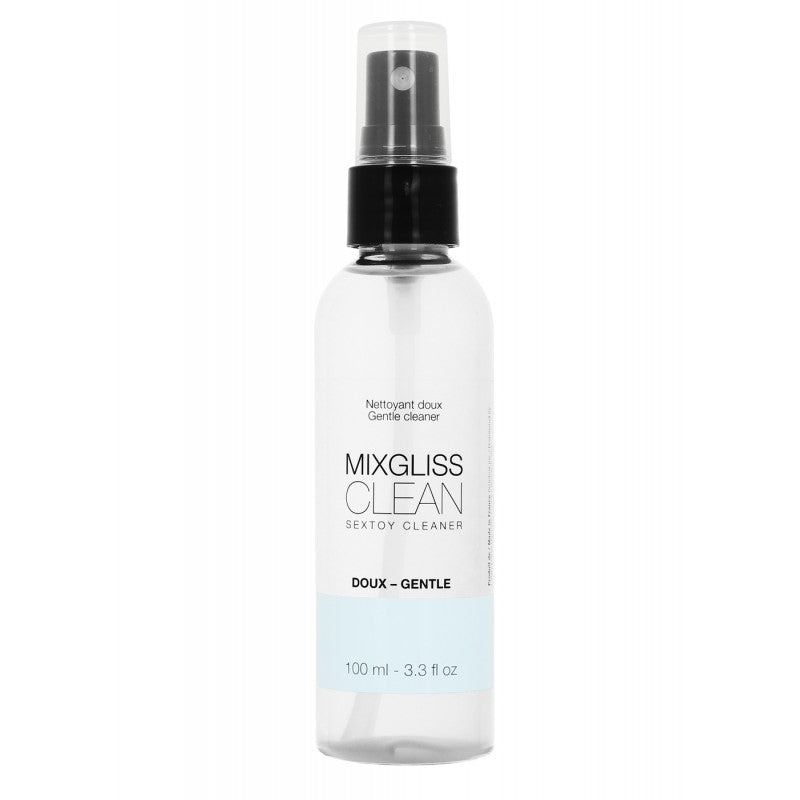 Nettoyant sextoys Mixgliss Clean 100ml spray sans rinçage sans alcool LollyDoll