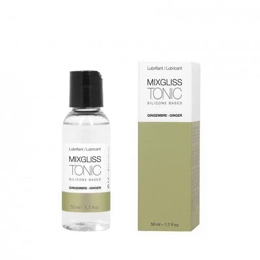 Laissez-vous séduire par une expérience intime à la fois douce et excitante avec le Lubrifiant Mixgliss Silicone - Tonic Gingembre, une création exceptionnelle de la maison française Mixgliss.