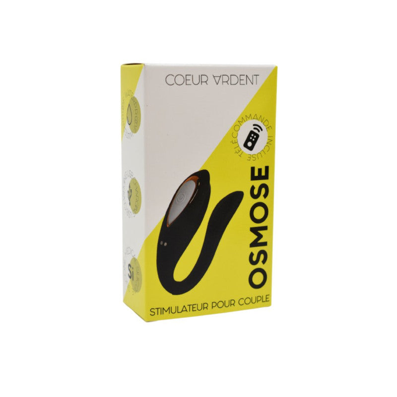 Vibro couple double stimulation OSMOSE recharge USB magnétique 90min