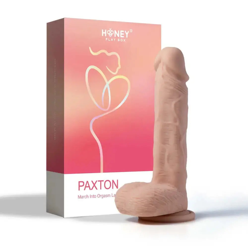 Paxton gode réaliste vibrant et rotatif avec appli 21 cms - Chair - Honey Play box - Dildo disponible chez LollyDoll, pas cher
