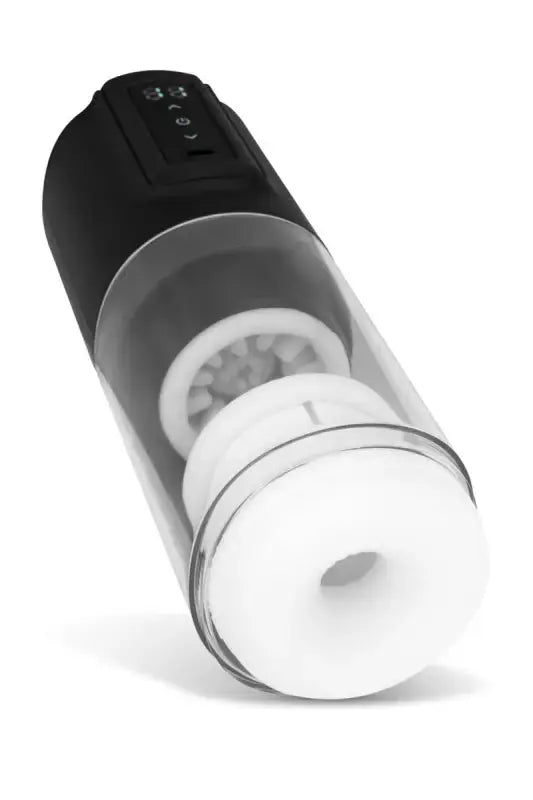 Dispositif masturbatoire masculin va et vient rotatif et vibrant disponible dans votre sex-shop en ligne LollyDoll masturbateur