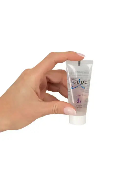 Lubrifiant Just Glide 20ml en format tube, parfait pour améliorer l'utilisation des sextoys.