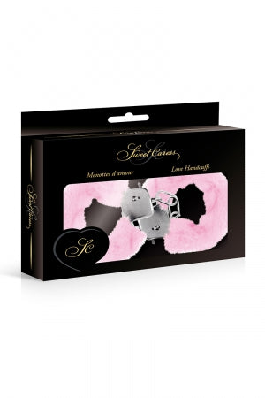 Menottes de poignets rose · Sweet Caress · vue 2