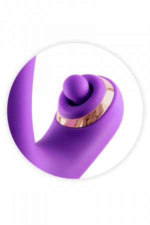 Vibromasseur rabbit 3-en-1 Joyfully violet · Yoba · vue 4