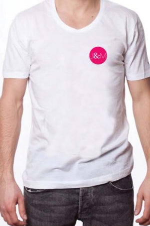 T-shirt visuel n°6 en coton Jacquie et Michel vue de face