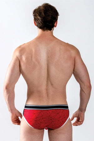 Slip URBAN Castro rouge · Mister B · vue 4